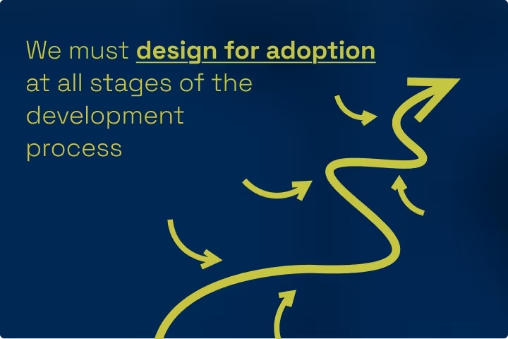 Designing for Adoption Part 1: What is adoption?: The real problem – adoption is treated as an outcome, not a design challenge